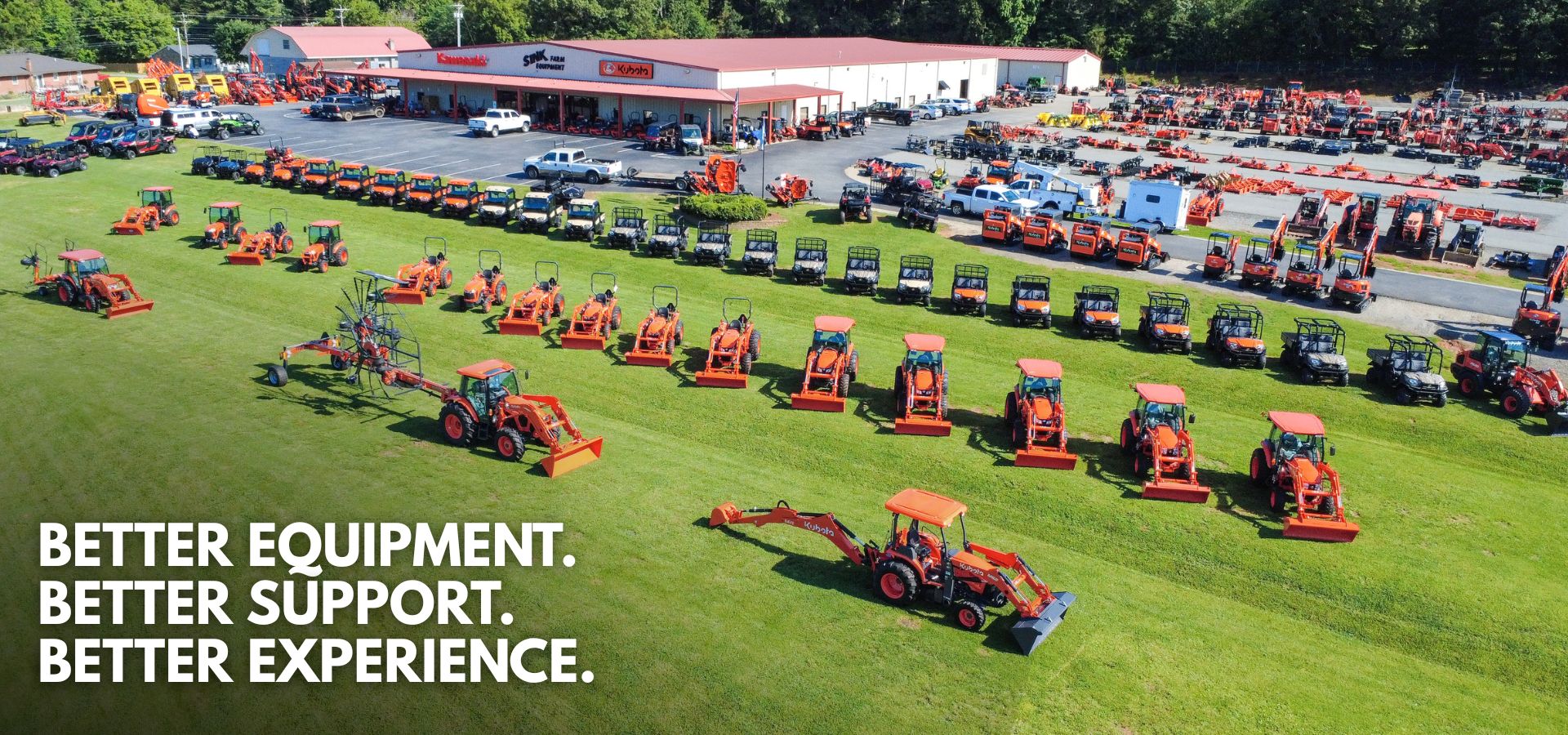 Better equipment, better support, better experience at Sink Farm Equipment