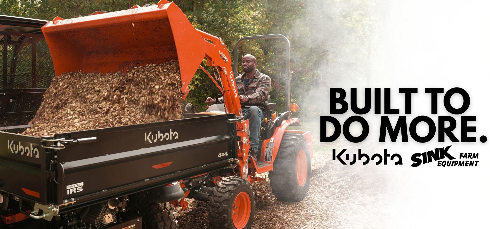 Built to do more with Kubota equipment from Sink Farm Equipment
